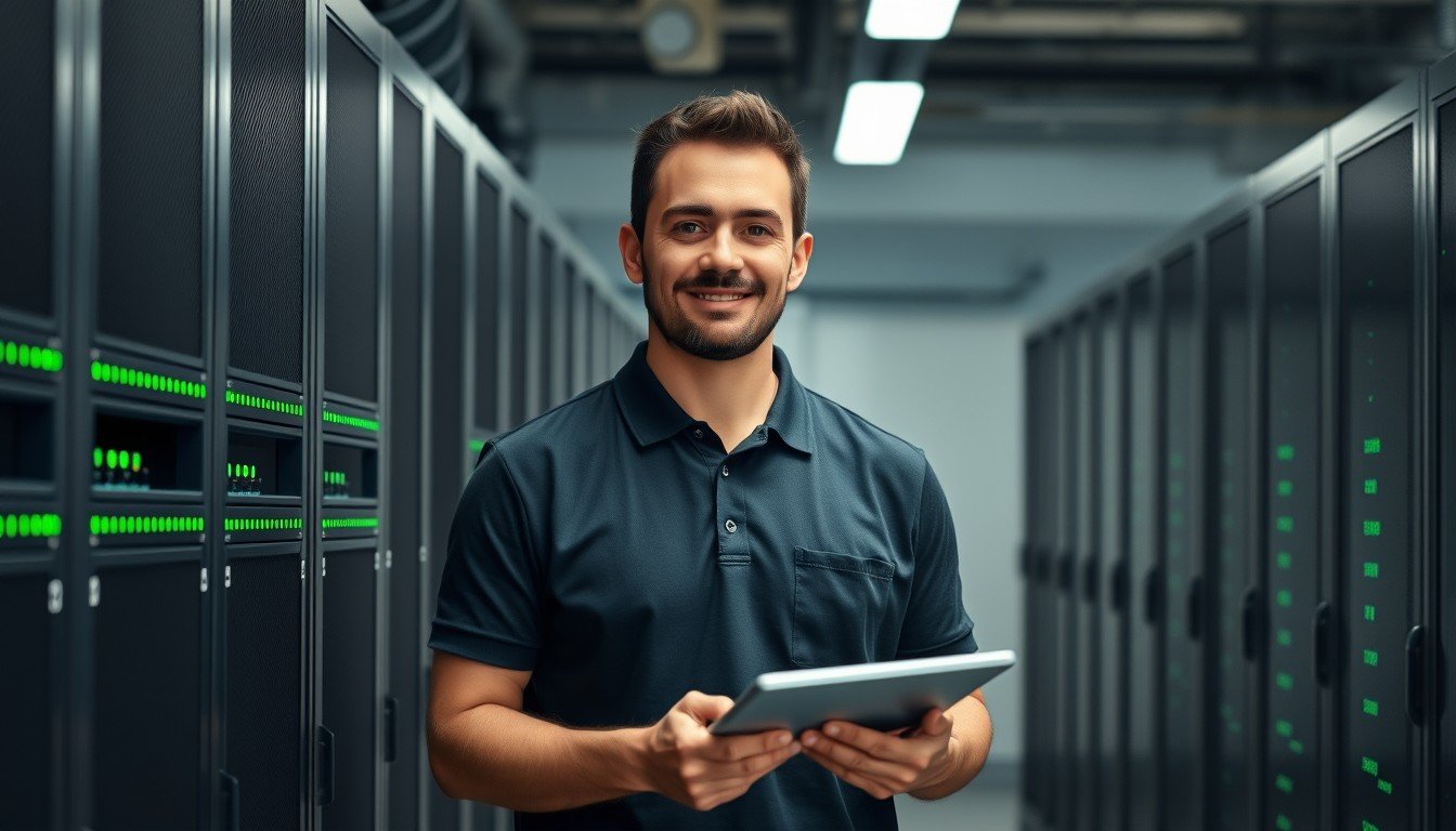 Certified deployment technician in enterprise server environment
